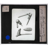 Ère quaternaire, ustensiles, nature, fossiles. Haches en pierres des Néo-Calédoniens de l'époque actuelle.