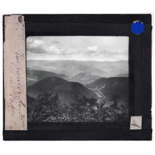 Vosges, Plateau lorrain, Alsace. Vue panoramique des Vosges.
