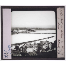 Les Bords du Rhin. Pont de bateaux, le Rhin et la Moselle, Coblentz.