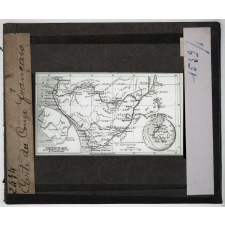 Voyage de Brazza. Carte du Congo français.