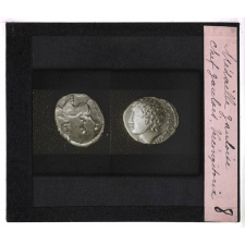 Monnaies et médailles. Médaille gauloise. Chef gaulois, Vercingétorix.