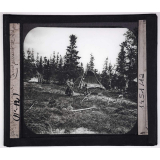 La Norvège. Jemtland. Campement de Lapons. 