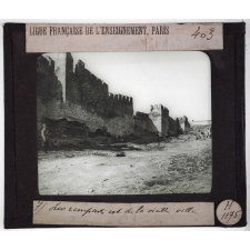 Salonique. Les remparts est de la vieille ville.