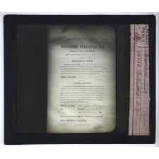 Madeleine écolière. Autorisation du père.