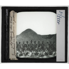 Transvaal. Afrique du sud. Zoulous en costume de guerre.