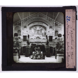 Les Palais de la rive droite et des Invalides. Exposition de 1900. Décoration, section allemande.