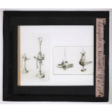 Le Luminaire à travers les âges. Lampes à tringle et lampes de cuisine. 17e s.