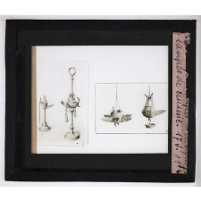 Le Luminaire à travers les âges. Lampes à tringle et lampes de cuisine. 17e s.