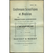 L'Anthropométrie appliquée à l'identification judiciaire - système A. Bertillon. Notices sur les vues.