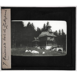 Pologne. Maisons de bois de Zakopane.