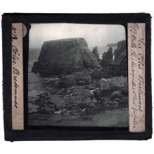 Les Côtes bretonnes (géographie physique). Belle Ile : les aiguilles de Port-Goulphar.