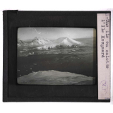 La Glaciation dans les régions polaires antarctiques (Glaciers, iceberg et banquises). Une île en calotte. L'Île Hovgaard.