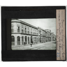 Amérique du Sud. Rue du treize Mai. Les nouveaux bâtiments après l'élargissement. Rio de Janeiro.