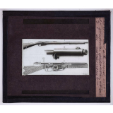 Art Militaire. Fusil allemand, vue générale, disposition, détail du mécanisme.