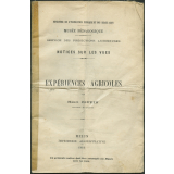 Expériences agricoles. Notices sur les vues.