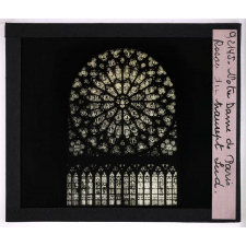 Notre-Dame de Paris. Rosace du transept Sud.