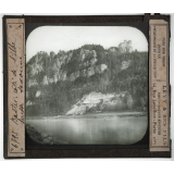 Allemagne, Suisse. Bastei : côté de l'Elbe, Suisse Saxonne.