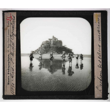 L'Action des eaux marines. Mont St Michel. Coquetiers.