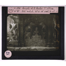 Le Brahmanisme moderne. Le temple et le kailas d'Ellora. Inde centrale VIe et IXe siècle de notre ère.