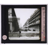 Architecture au 19e siècle. Paris, la rue Castiglione.
