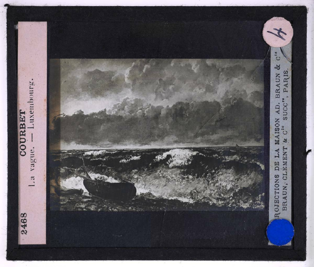 Paysagistes français. Courbet, La vague. Luxembourg.