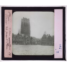 Villes martyres. Furnes. La Grand'Place.