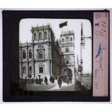 La Rue des nations et la berge de la rive gauche de la Seine à l'exposition universelle de 1900. Espagne.