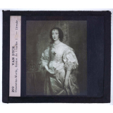 Les Femmes célèbres. Van Dyck. Henriette-Marie, femme de Charles I. Dresde.