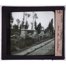 La Vie privée des Romains. Pompéï, voie des tombeaux.