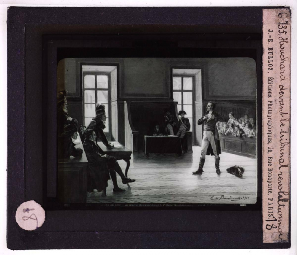 La Convention. Histoire militaire. Houchard devant le tribunal révolutionnaire.