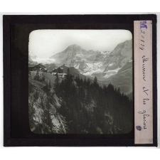 Suisse, montagnes, lacs. Mürren et les glaciers.