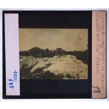 La Guerre de montagne dans les Dolomites (août 1915 - avril 1916). Tranchée au Pal-Grande.