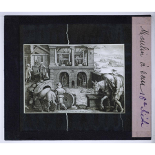 Arts et métiers, 3e série. Moulin à eau, 16e siècle.