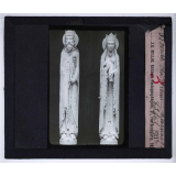 Le Costume au Moyen Age et à la Renaissance. St Denis. Roi et reine, provenant de Corbeil XIIe.