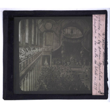 Le Palais-Bourbon. Ouverture de la session législative sous l'Empire à la salle des États en 1859.
