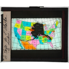 Alaska. Carte de l'Alaska, la surface.