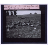 La Bataille de la Marne. Soldats allemands fauchés par les canons de 75.