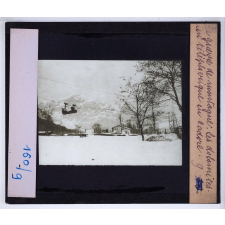 La Guerre de montagne dans les Dolomites (août 1915 - avril 1916). Un téléphérique en Cadore.