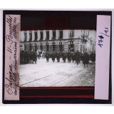 La Belgique en 1918. Bruxelles, entrée des souverains, défilé des troupes.