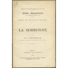 La Sorbonne. Notices sur les vues.