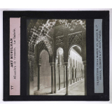 L'Art arabe. Art Musulman, Alhambra de Grenade, la Galerie.