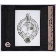 Les Catacombes de Rome. Lampe chrétienne, le bon pasteur.