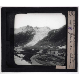 Les Alpes. Glacier et le glacier du Rhône. 