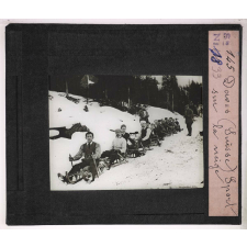 Sanatoriums. Davos (Suisse) - Sport sur la neige.