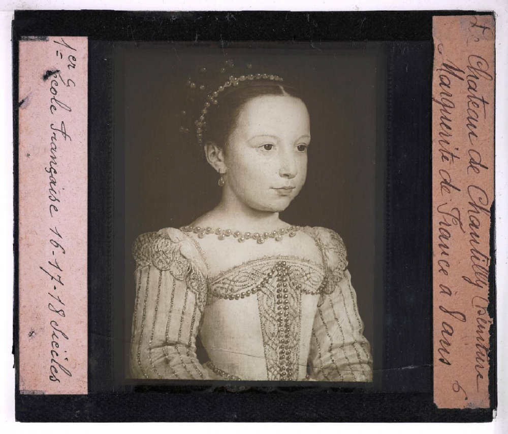 Le Château de Chantilly. La peinture, école française, XVIe, XVIIe et XVIIIe siècles. Marguerite de France à 8 ans.