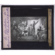 L'Assemblée législative (1er octobre 1791- 20 septembre 1792). Rouget de l'Isle chantant la Marseillaise.