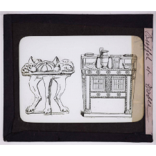 La Vie privée des Romains. Buffet et table.