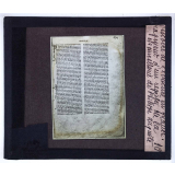 Histoire de l'écriture en France. Fragment d'un registre de la chancellerie de Philippe Auguste.