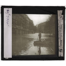 La Seine. Inondation de Paris.