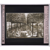 Goethe (I). Promenade in Leipzig 1777. Stich von J.A. Rosmäsler. Leipzig, Stadtgesch. Museum.